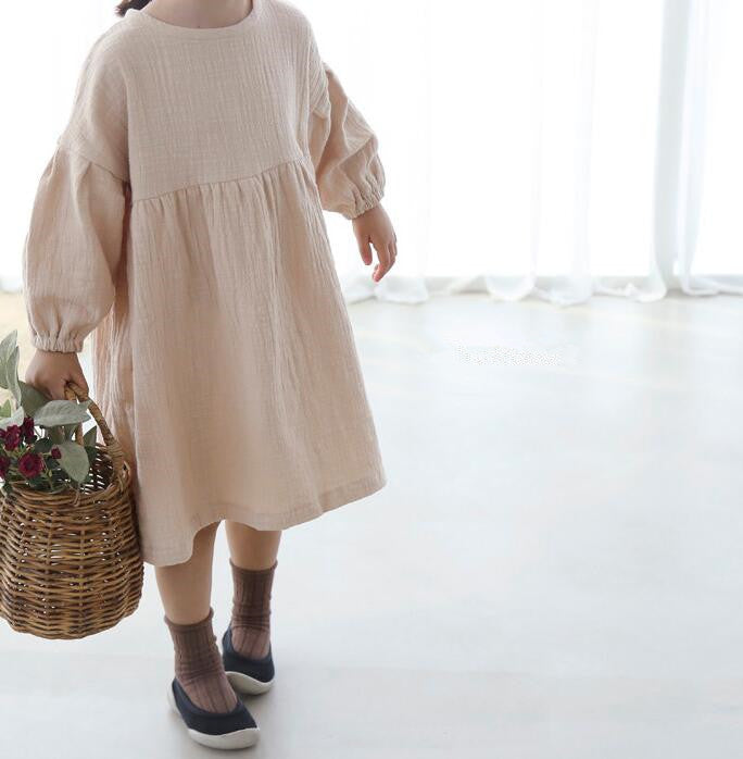 Lantern long sleeve princess dress