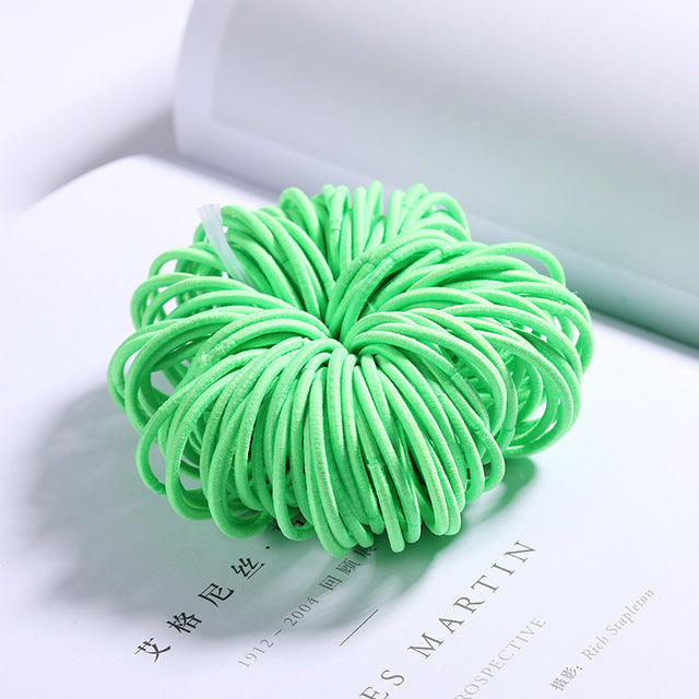 Nylon Does Not Hurt Hair Color Children's Rubber Band
