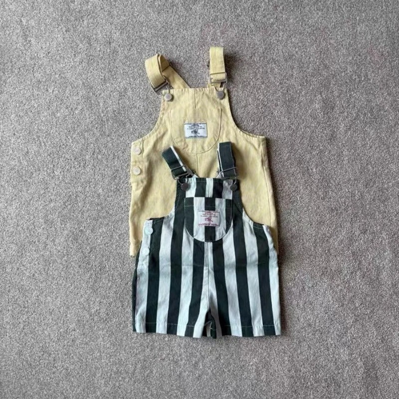 Korean Style Children's Clothing Suspender Pants
