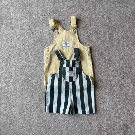 Korean Style Children's Clothing Suspender Pants