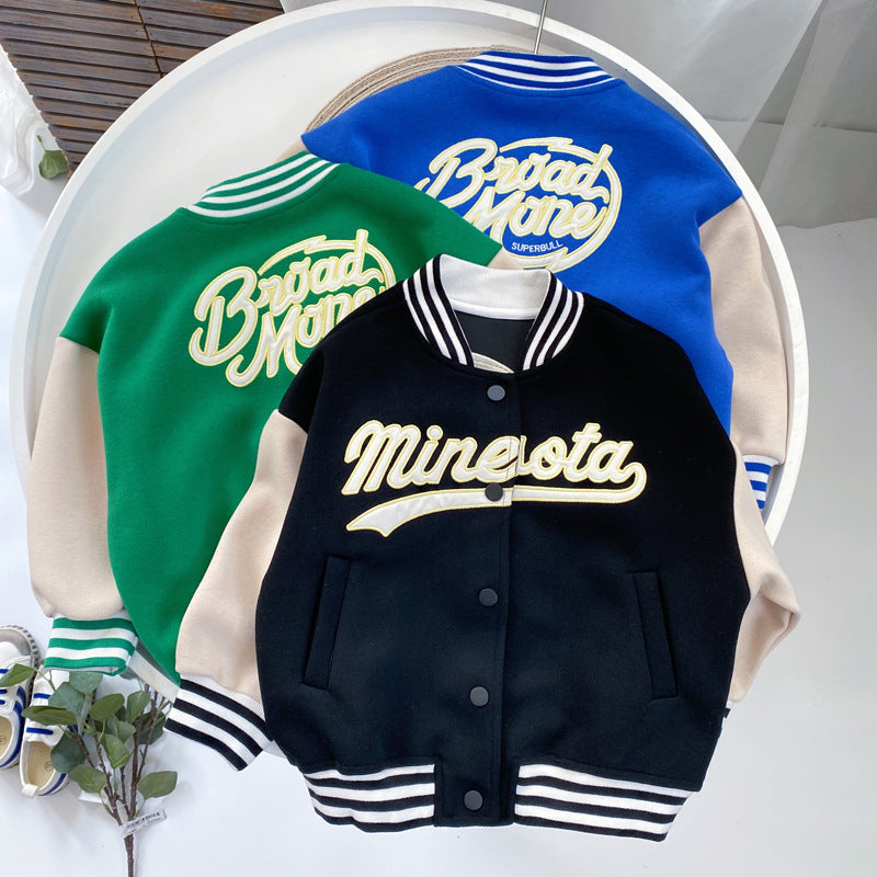 Chaqueta de uniforme de béisbol coreano para niños, para todo tipo de partidos
