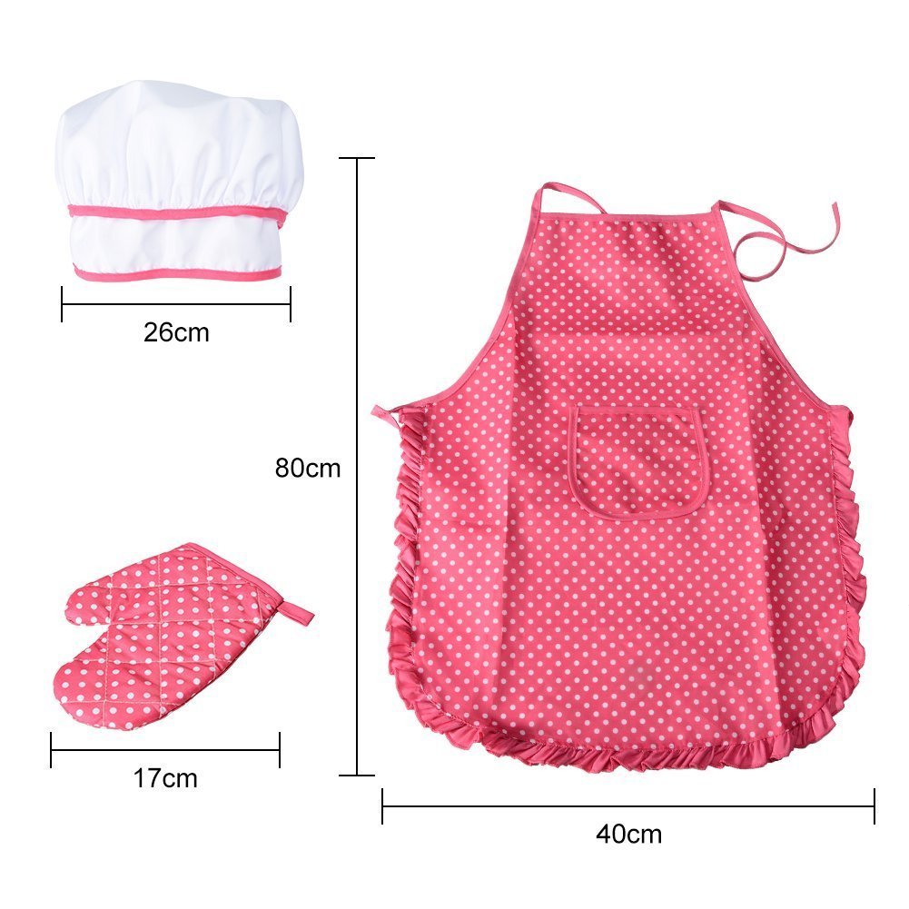 Children's apron cake cooking tools