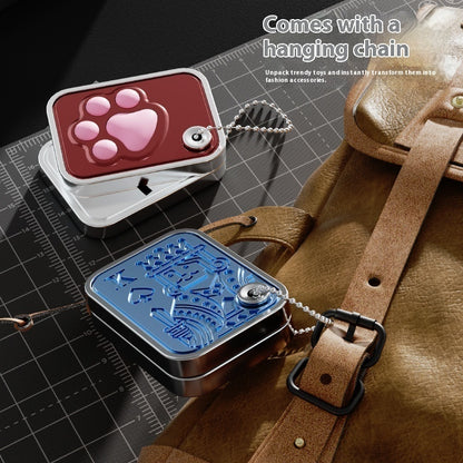 Card Gyro Cat Push Card Children Decompression Toy Card Gyro