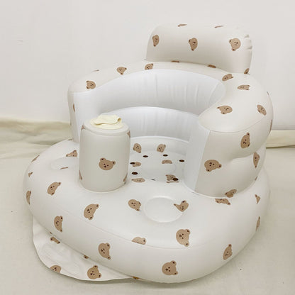 Tiger Head Inflatable Baby Sofa
