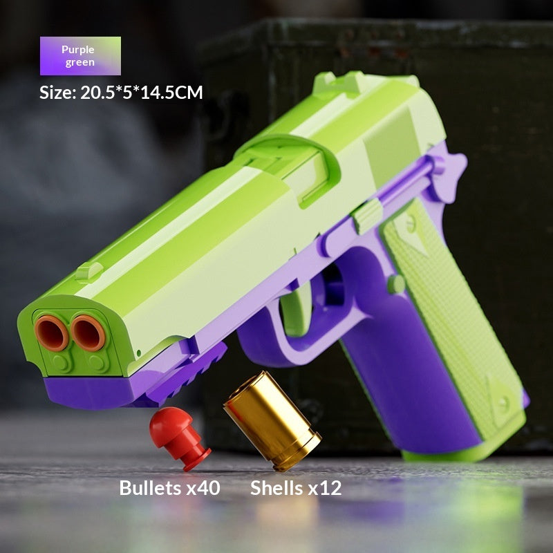 Pistolet jouet à double éjection de barillet