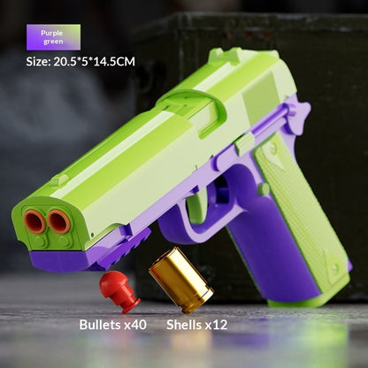 Pistolet jouet à double éjection de barillet