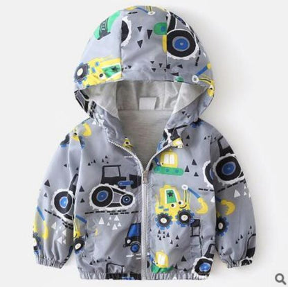 Veste décontractée à capuche pour garçon