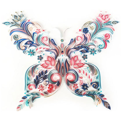 A4 Butterfly Quilling Paper Handmade Diy Material Package