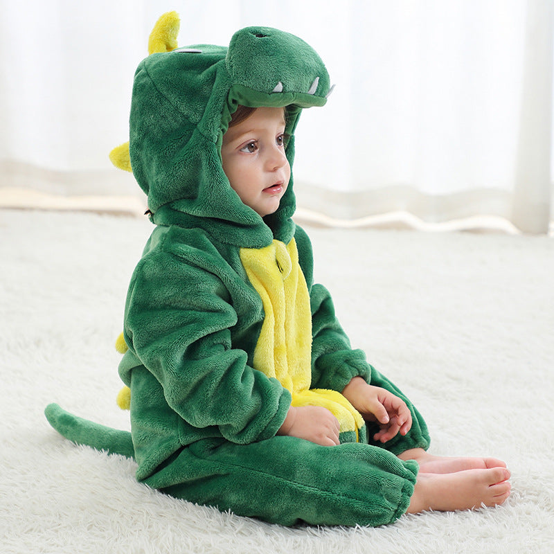 Flannel Animal Onesie For Kids