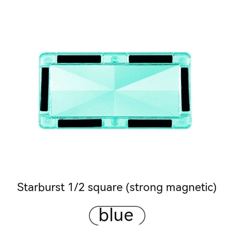 Color Window Asterism Magnetic Building Blocks Assembly