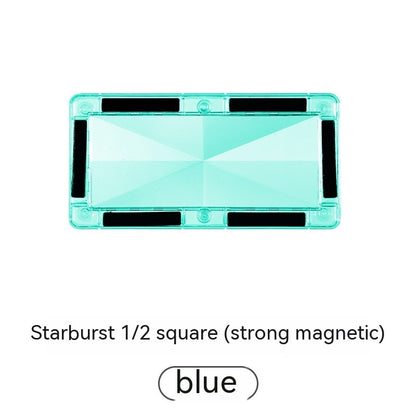 Color Window Asterism Magnetic Building Blocks Assembly
