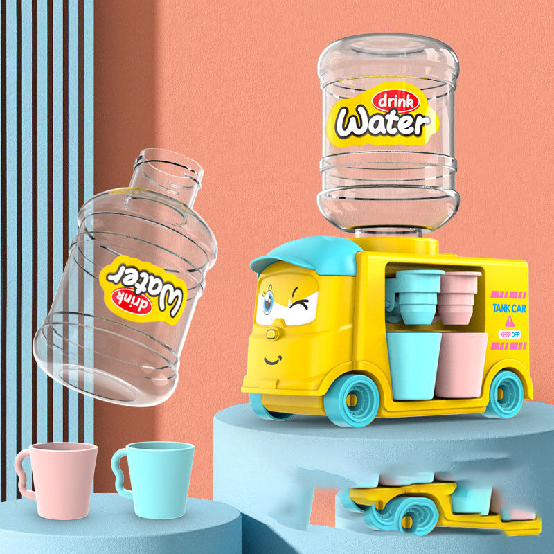 Cute Rabbit Little Yellow Duck Children's Simulation  Water Dispenser Mini