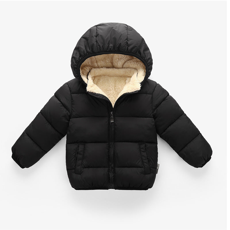 Abrigo de piel de cordero para niños