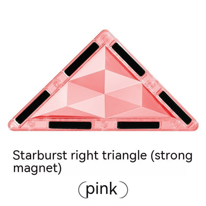 Color Window Asterism Magnetic Building Blocks Assembly