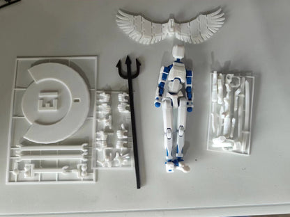 Lucky Puppet Joint Movable 3D Printing Doll Angel Toy