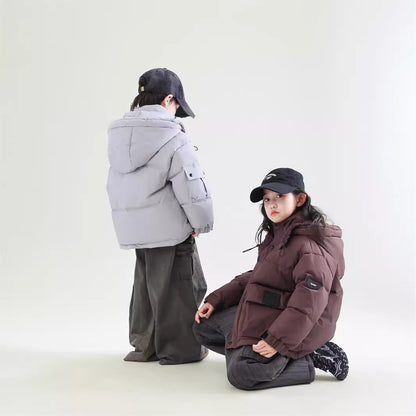 Children's White Duck Down Warm Coat Winter Boys' New