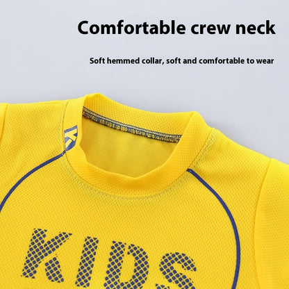 Children Short-sleeved Uniform Sportswear Set