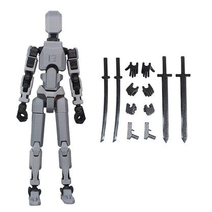 3D Printing More Than Movable Joint Doll Lucky 13 Full Body Movable Robot