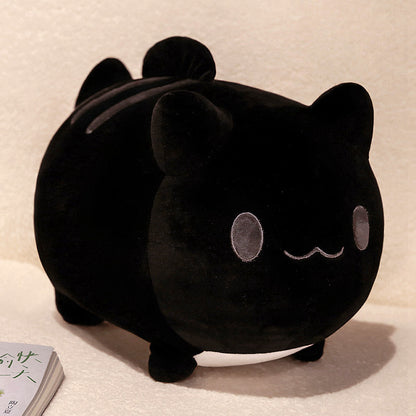 Cartoon Cute Fishtail Cat Plush Toy Accompany Doll Girl Bed Sofa Doll Birthday Gift