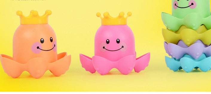 Children's Sea Octopus Stacked Cup Bathroom