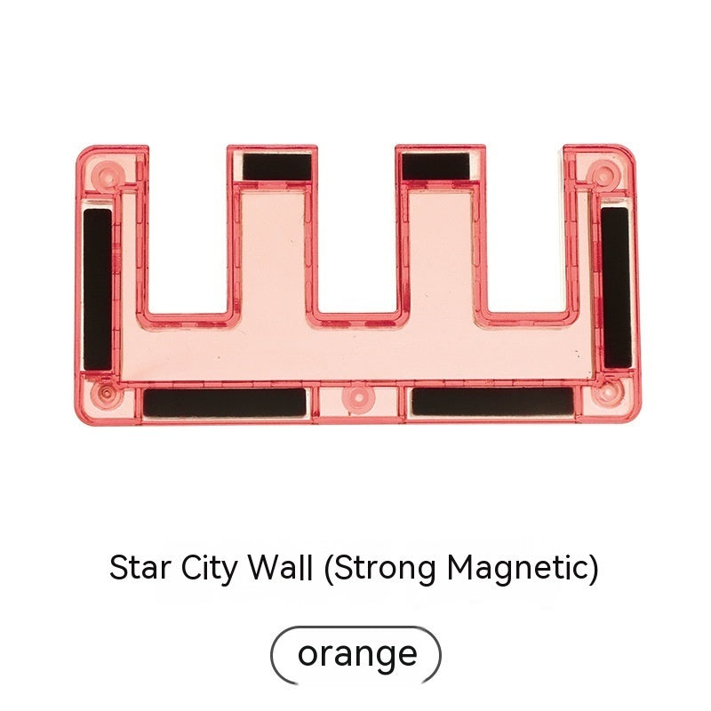 Color Window Asterism Magnetic Building Blocks Assembly