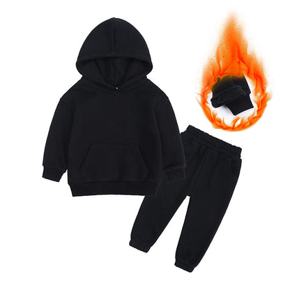 Children's New Winter Fleece Sweater Set
