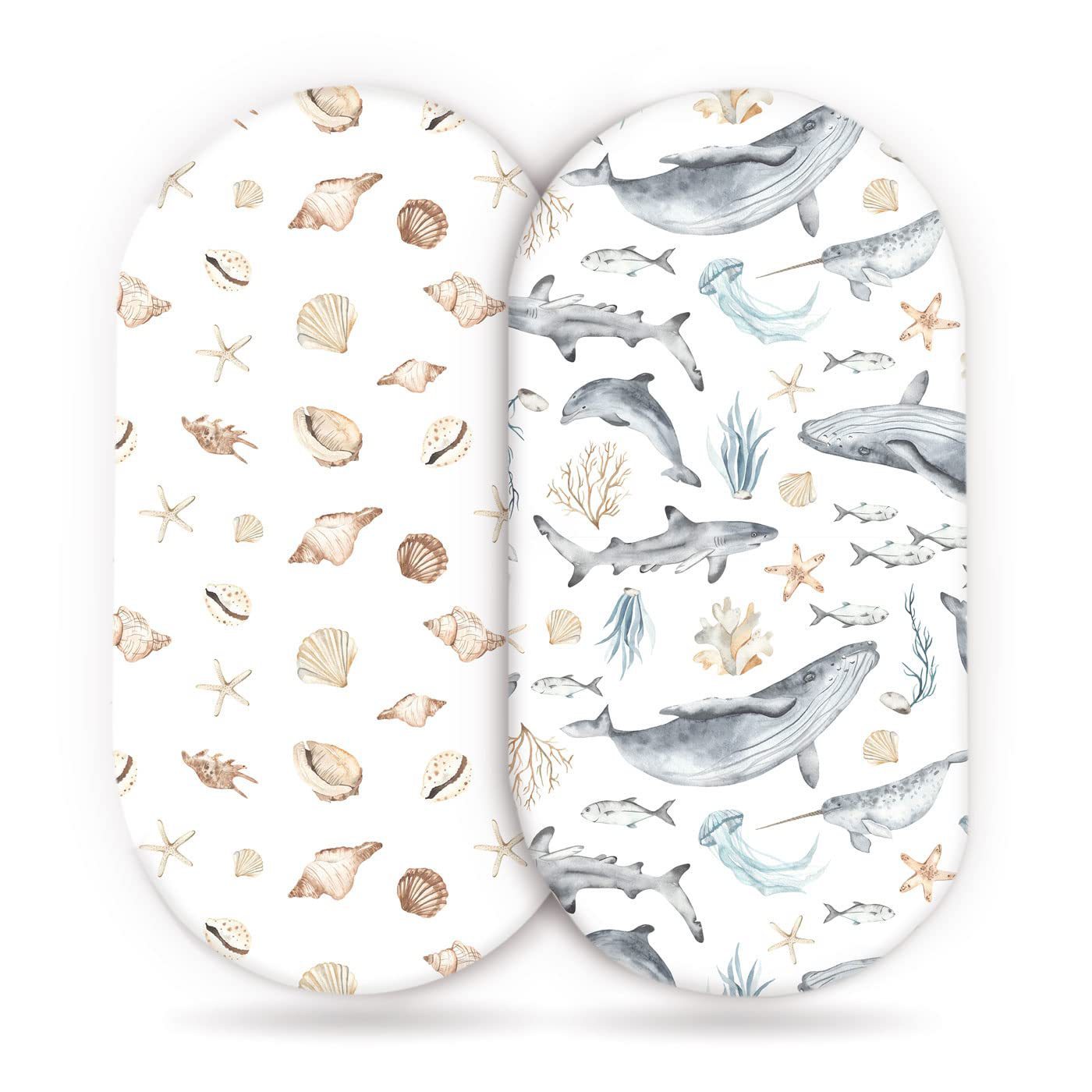 Baby Cradle Fitted Sheet Elastic Printing Baby Caring Table Changing Cover