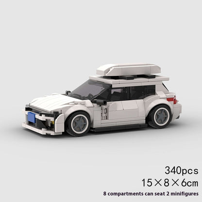 Small Particle Moc City Vehicle Race Model Puzzle