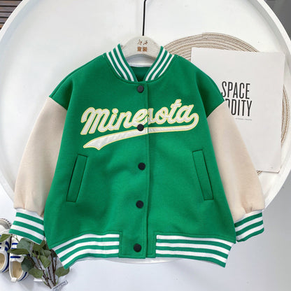 Chaqueta de uniforme de béisbol coreano para niños, para todo tipo de partidos