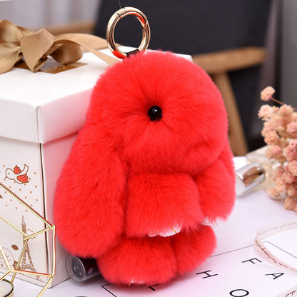Fashionable Cotton Cute Rabbit Keychain Pendant