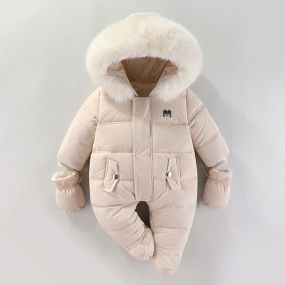 Jumpsuit Fleece-lined Quilted Cotton-padded Clothes