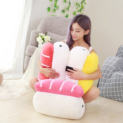 Sushi Rice Shape Stuffed Throw Pillow Cushion Toy