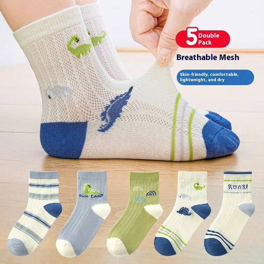 Children's Socks Tube Socks Springsummer Thin Breathable