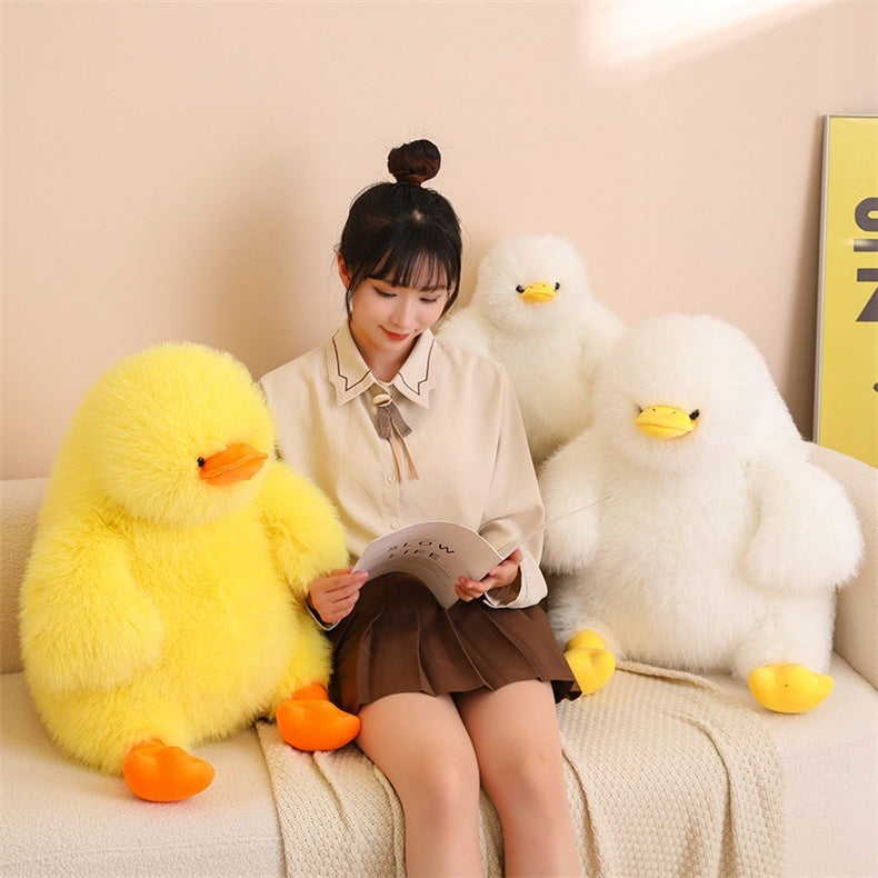 Cute Pier Duck Fluffy Big Doll Cute