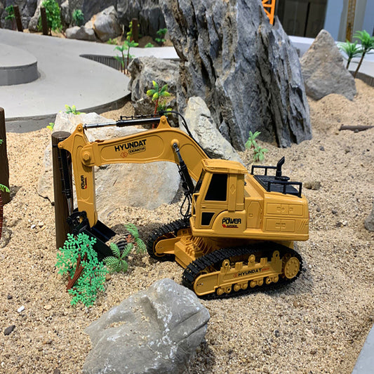 Alloy Remote Control Wireless Engineering Vehicle Model