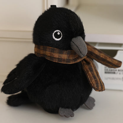 Pendentif perroquet en peluche de dessin animé pour sacs et porte-clés pour filles
