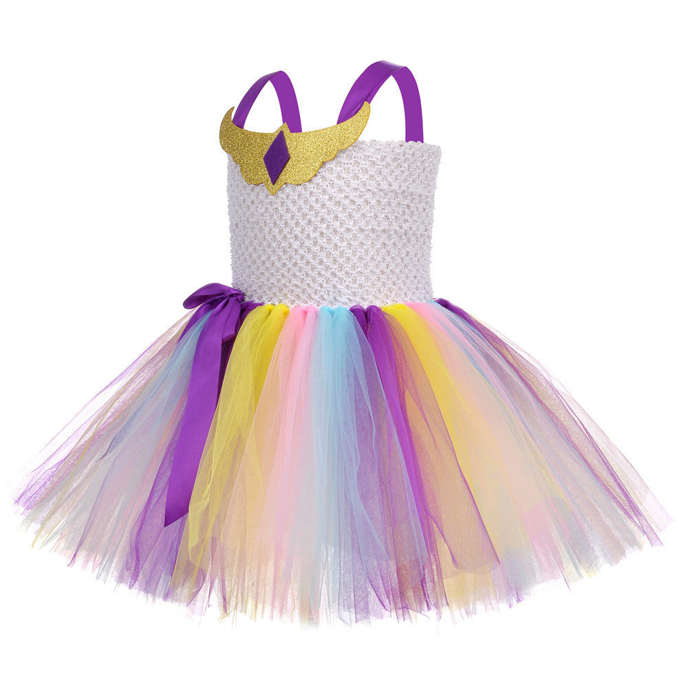 Angel Wings Dress Princess Performance Costume