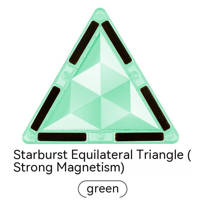 Color Window Asterism Magnetic Building Blocks Assembly