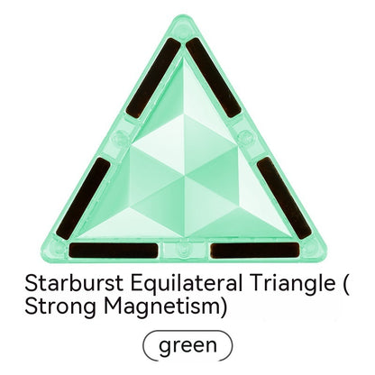 Color Window Asterism Magnetic Building Blocks Assembly