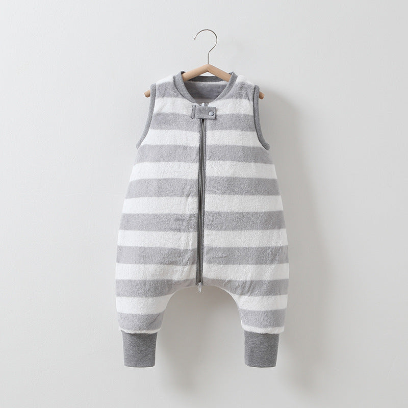 Baby Autumn And Winter Flannel Warm Sleeping Bag