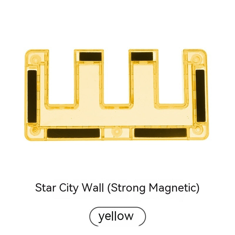 Color Window Asterism Magnetic Building Blocks Assembly