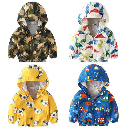 Veste décontractée à capuche pour garçon