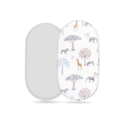 Baby Cradle Fitted Sheet Elastic Printing Baby Caring Table Changing Cover