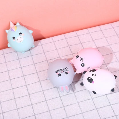 Soft and slow rebound decompression toy