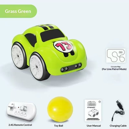 Inductive Obstacle-Avoidance Smart Remote-Controlled Toy Car For Kids