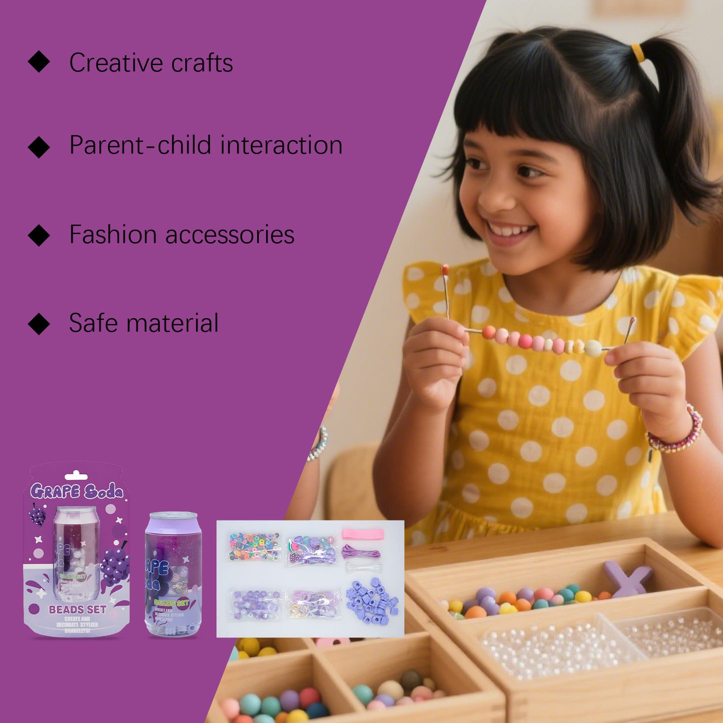 Beaded Bracelet Creation Suit Parent-child Interaction Creative Handmade Educational Toys