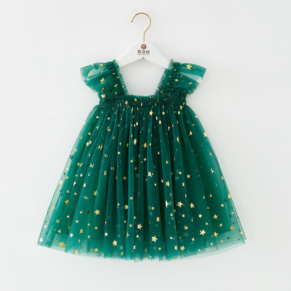 Nouvelle Chemise Enfant Noël XINGX et Jupe à Bretelles pour Filles
