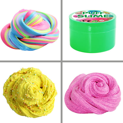 Cotton PUFF SLIME DIY slime mud clay mud stabby decompression vent toys factory outlet