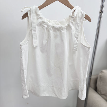 Stylish And Chic Doll-style Vest Shirt