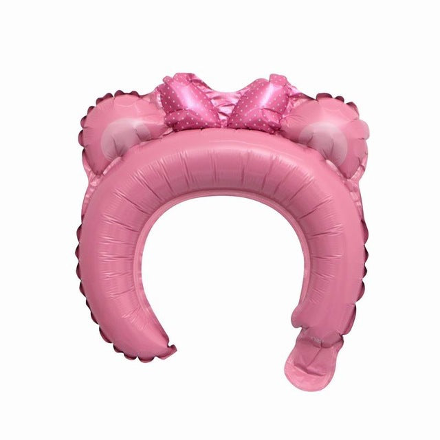 Aluminum film balloon push mobile headdress